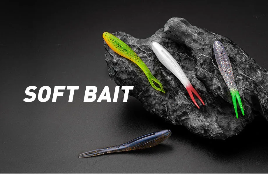 CHEERY 8cm 6 pack of TPR Soft Lure Plastic Carp Fishing Bait for ABS Pencil Lure - view 9