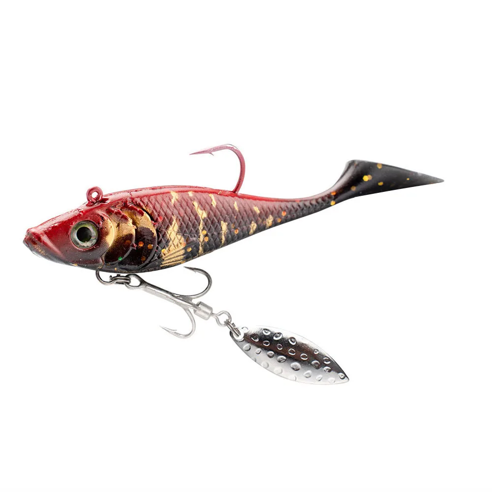 Soft PVC Salmon Fishing Bait - Bass Catfish Freshwater / ABS Pencil Lure - view 4