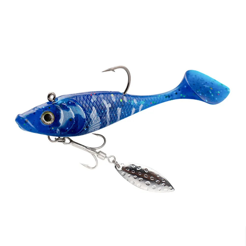 Soft PVC Salmon Fishing Bait - Bass Catfish Freshwater / ABS Pencil Lure - view 5