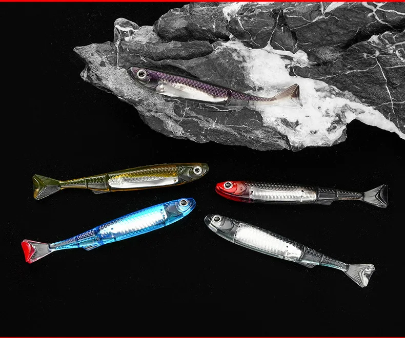 Cheery Bionic Ocean Boat & Beach Flash Insert T-tail Soft Soft Lure ABS Pencil Lure - view 9