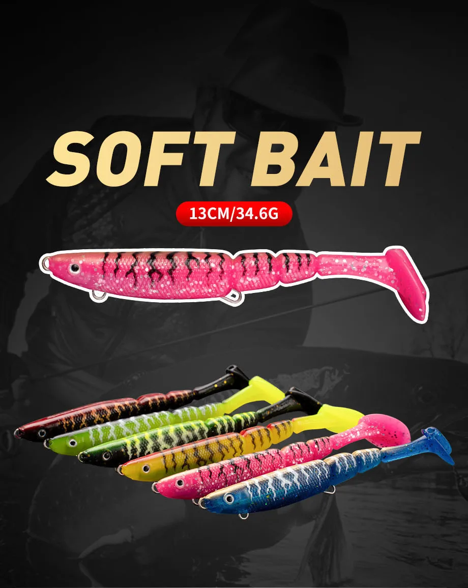 Cheery Saltwater 130 mm 34.6 g Soft Lure PVC Fishing Bait ABS Pencil Lure - view 8