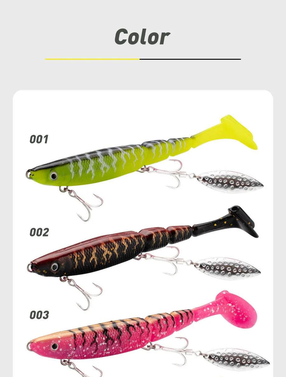 Cheery Saltwater 130 mm 34.6 g Soft Lure PVC Fishing Bait ABS Pencil Lure - view 13