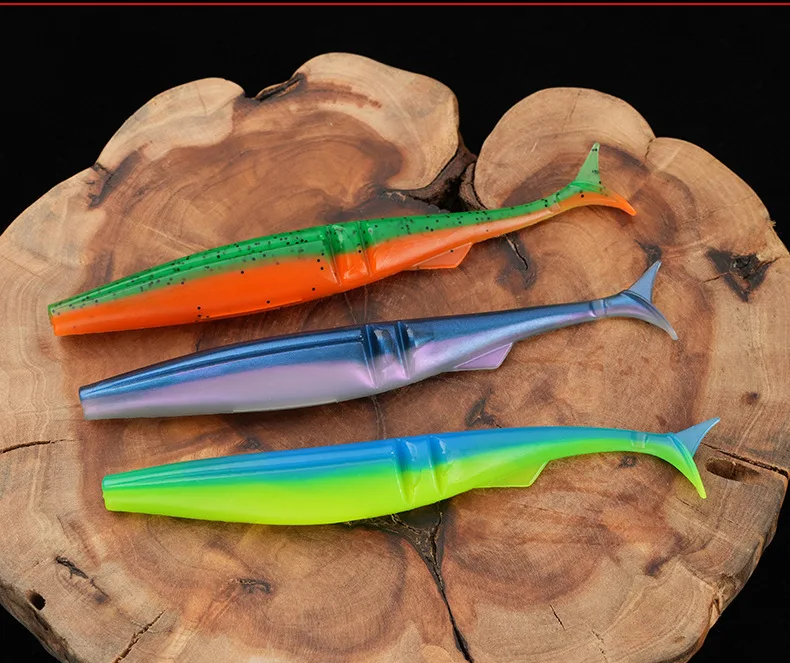 Cheery Crappie Fishing Bait PVC Artificial SINGKING Soft Lure T ABS Pencil Lure - view 10