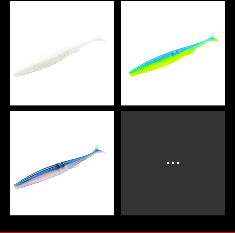 Cheery Crappie Fishing Bait PVC Artificial SINGKING Soft Lure T ABS Pencil Lure - view 14