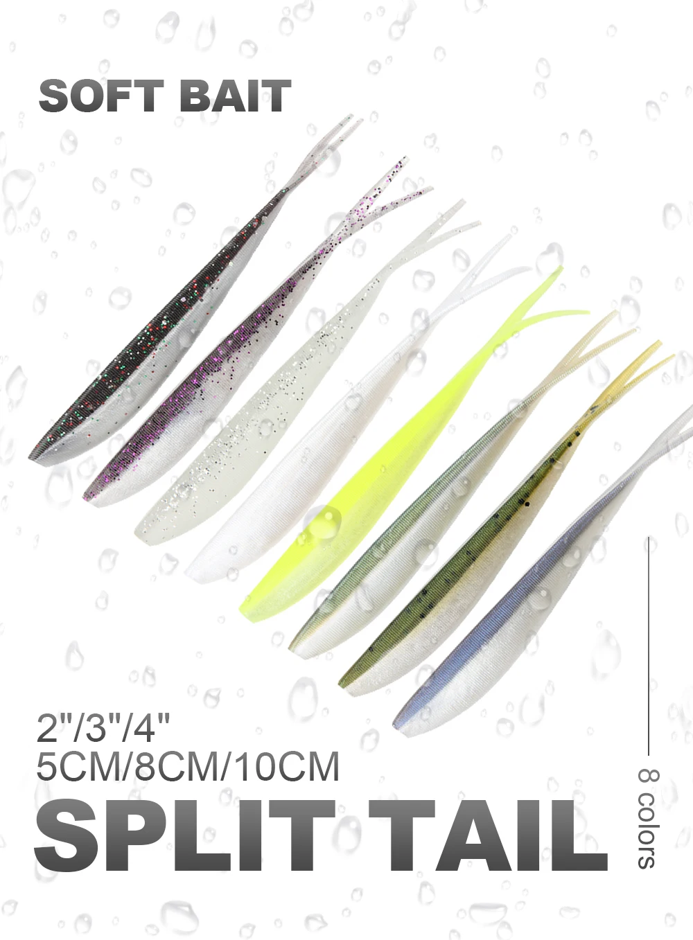 OEM Fishing Bait Soft Artificial 2 3 4 10 / Silicone ABS Pencil Lure - view 4
