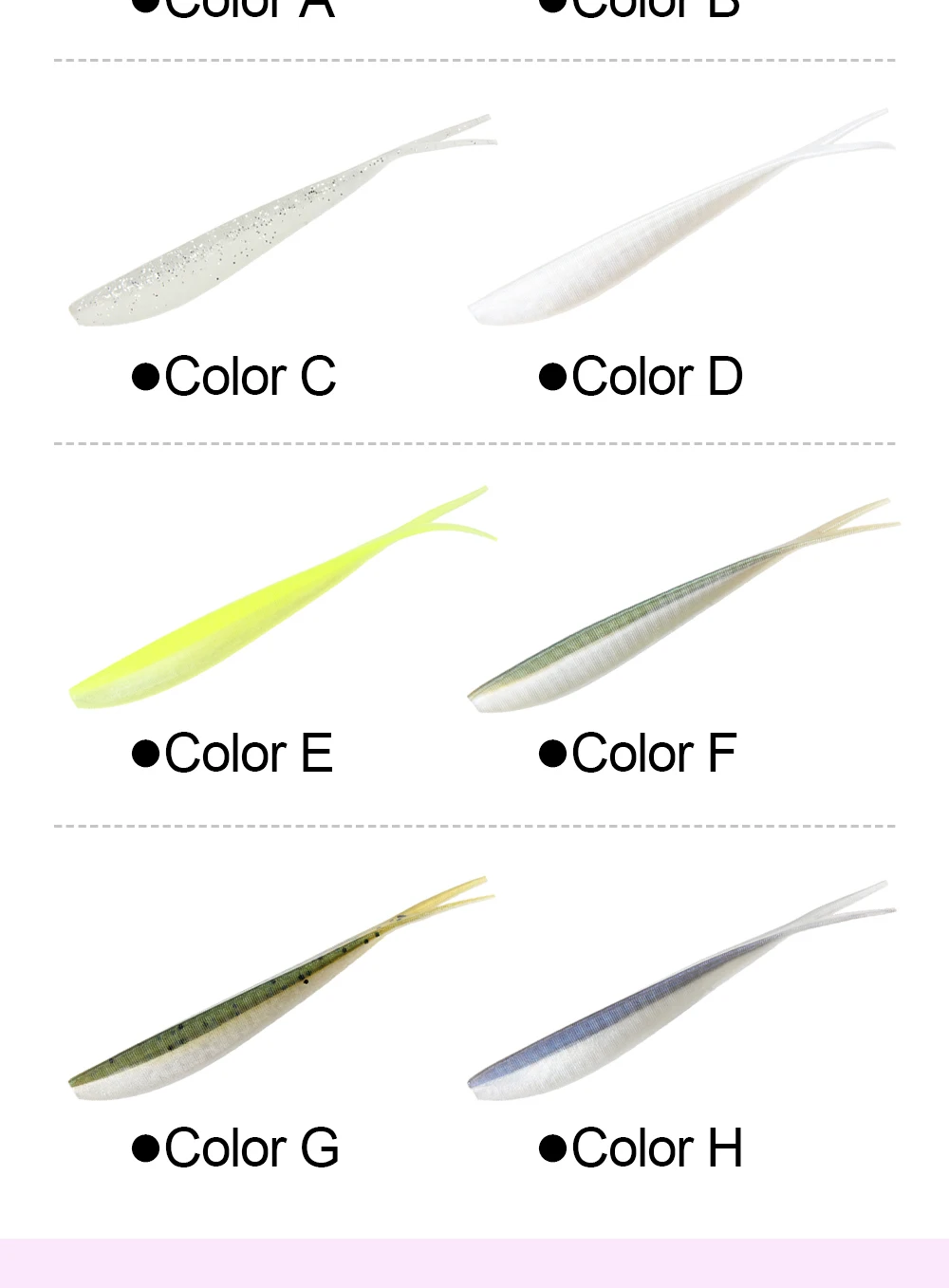 OEM Fishing Bait Soft Artificial 2 3 4 10 / Silicone ABS Pencil Lure - view 9