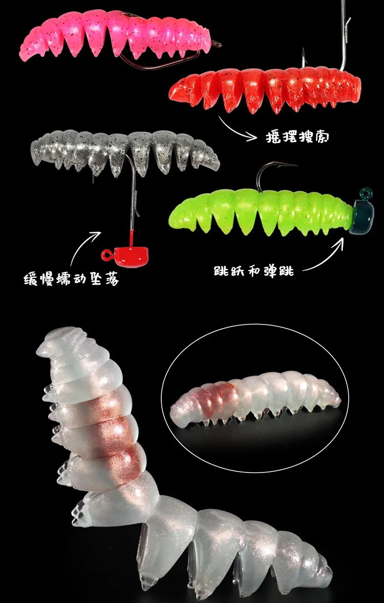 Soft Worm TPR 5cm 7cm 11 / Plastic Lure Saltwater ABS Pencil Lure - view 7