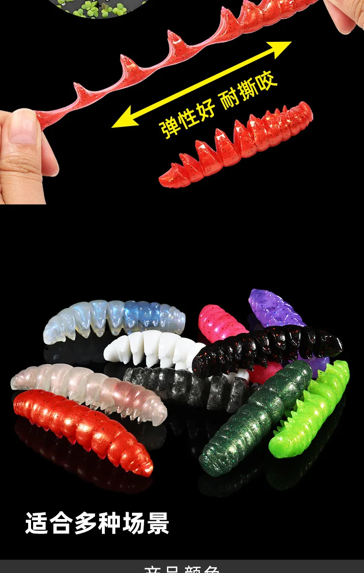 Soft Worm TPR 5cm 7cm 11 / Plastic Lure Saltwater ABS Pencil Lure - view 9