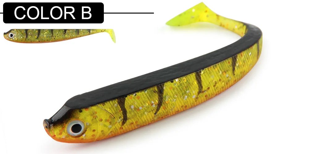 Spinpoler Soft Plastic Bass Artificial Fishing Bait PVC 75mm 95mm ABS Pencil Lure - detail 5