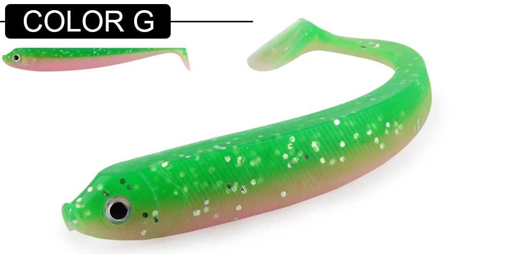 Spinpoler Soft Plastic Bass Artificial Fishing Bait PVC 75mm 95mm ABS Pencil Lure - view 1