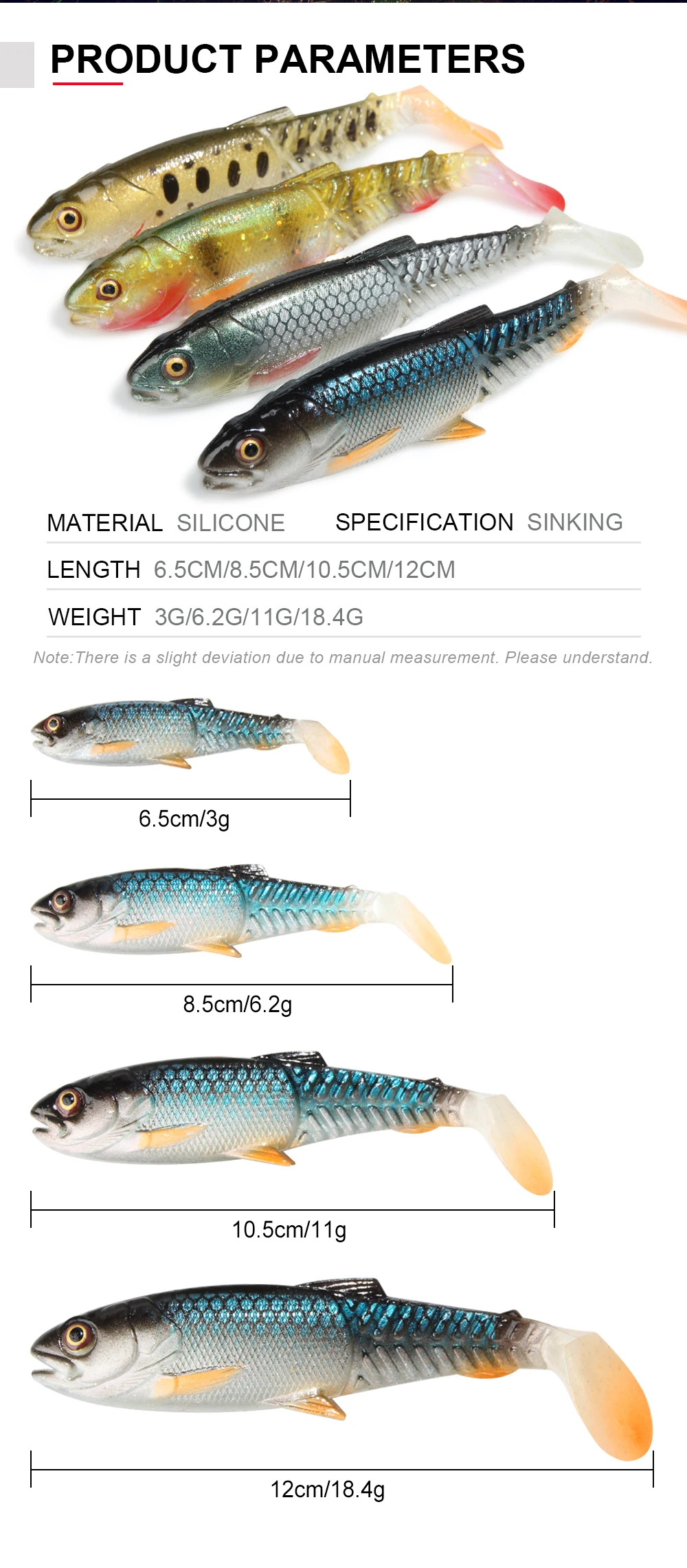 Spinpoler Predator Soft Fishing Bait 6.5cm/8.5cm/10cm/12cm ABS Pencil Lure - view 7