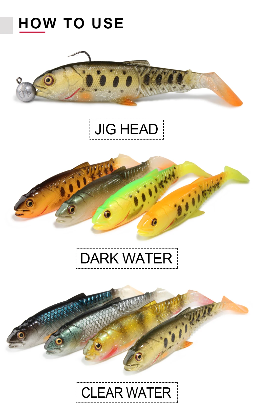 Spinpoler Predator Soft Fishing Bait 6.5cm/8.5cm/10cm/12cm ABS Pencil Lure - view 9