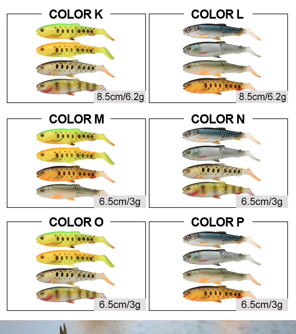 Spinpoler Predator Soft Fishing Bait 6.5cm/8.5cm/10cm/12cm ABS Pencil Lure - view 11