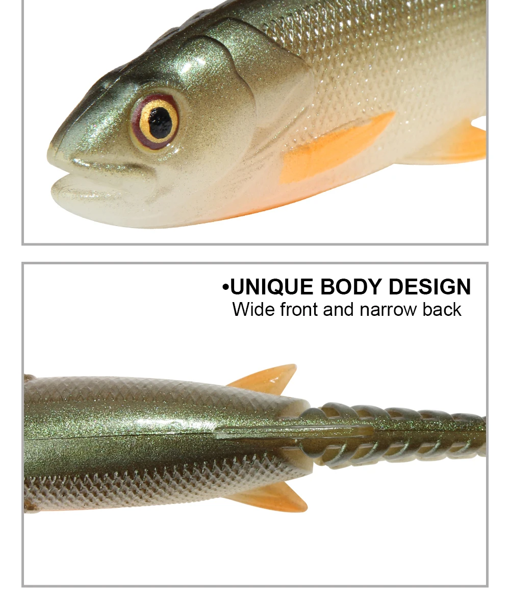 YOUME Soft Fishing Bait Plastic for Bass Silicone Artificial ABS Pencil Lure - view 10