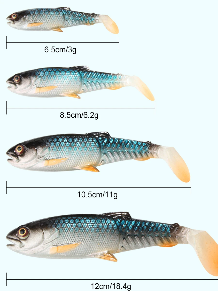 YOUME Soft Fishing Bait Plastic for Bass Silicone Artificial ABS Pencil Lure - view 13