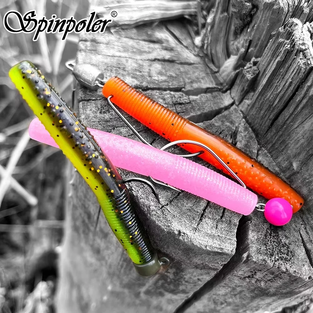 Spinpoler Soft Worm Senko Finesse TPR Ned Rig 2.75 Fishing Bait ABS Pencil Lure - view 1