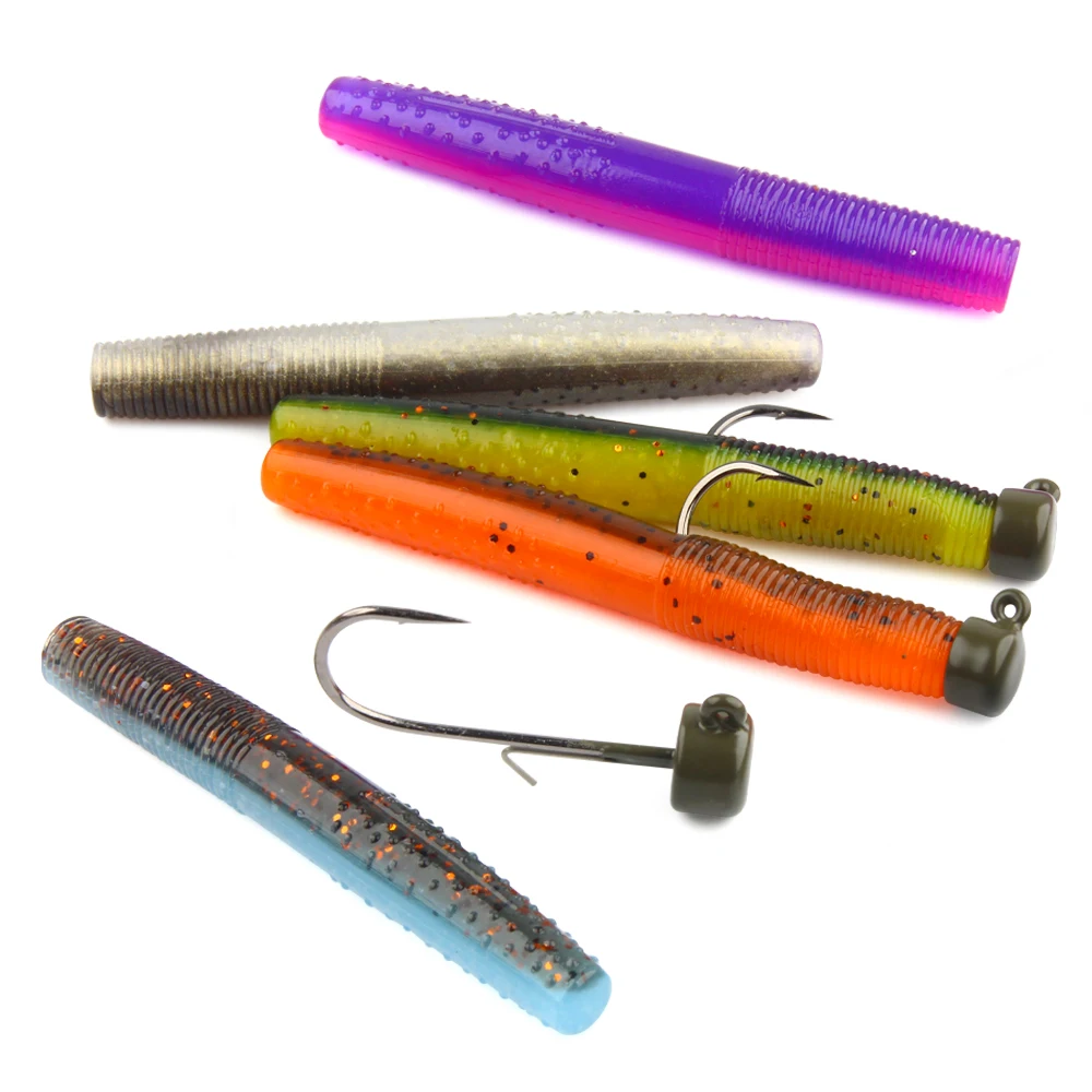 Spinpoler Soft Worm Senko Finesse TPR Ned Rig 2.75 Fishing Bait ABS Pencil Lure - view 4