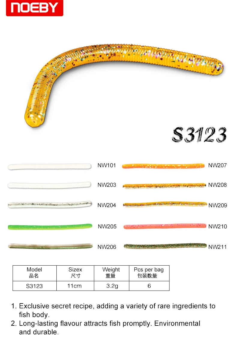 Silicone Fishing Bait 110mm 3.2g OEM ABS Pencil Lure - view 9