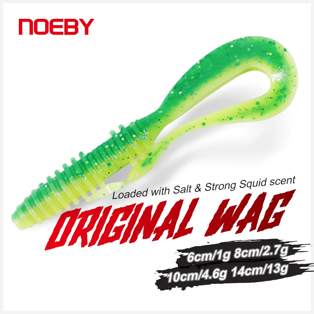 NOEBY 2.7g Silicone Fishing Bait Luminous for Carp Bass Saltwater