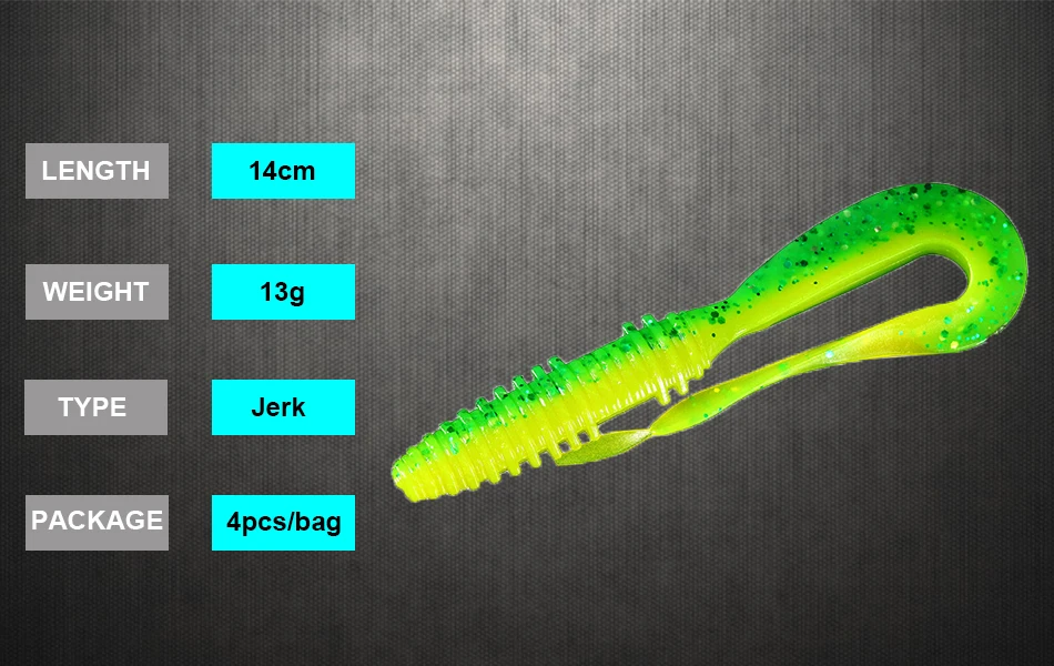 NOEBY 2.7g Silicone Fishing Bait Luminous for Carp Bass Saltwater ABS Pencil Lure - view 1