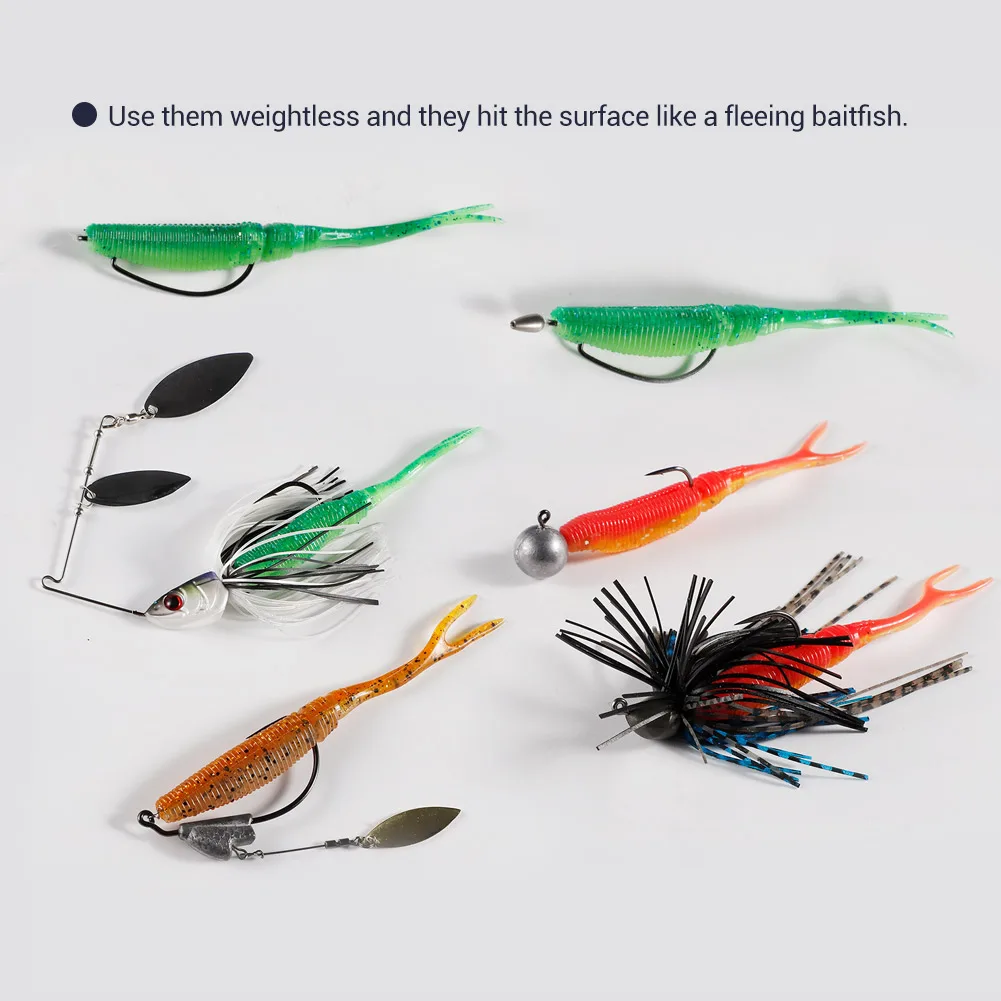 NOEBY 12.5 cm 7.5 g Fishing Bait Soft Worm Plastic Bass ABS Pencil Lure - view 6