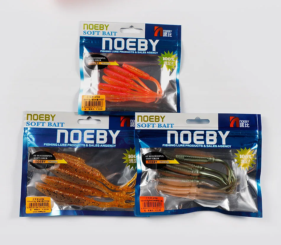 NOEBY 12.5 cm 7.5 g Fishing Bait Soft Worm Plastic Bass ABS Pencil Lure - view 18
