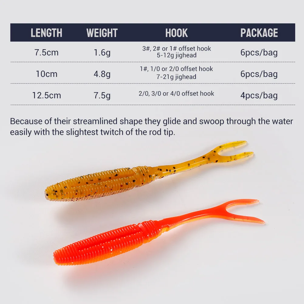 NOEBY 10 cm 4.8 g Artificial Soft Lure, , Swimbait Fishing Bait, ABS Pencil Lure - view 6