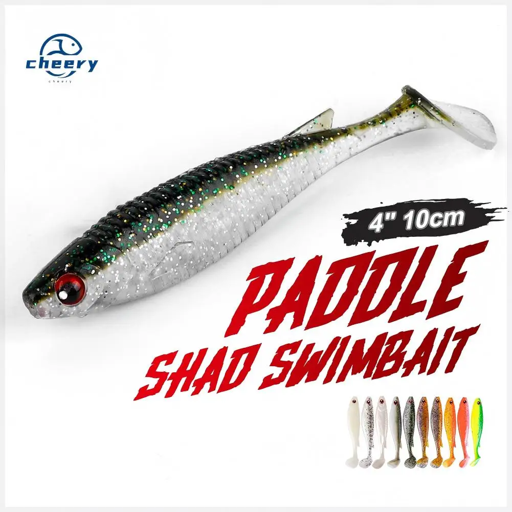 CHEERY 10 cm Soft Lure Luminous Fishing Bait Plastic for