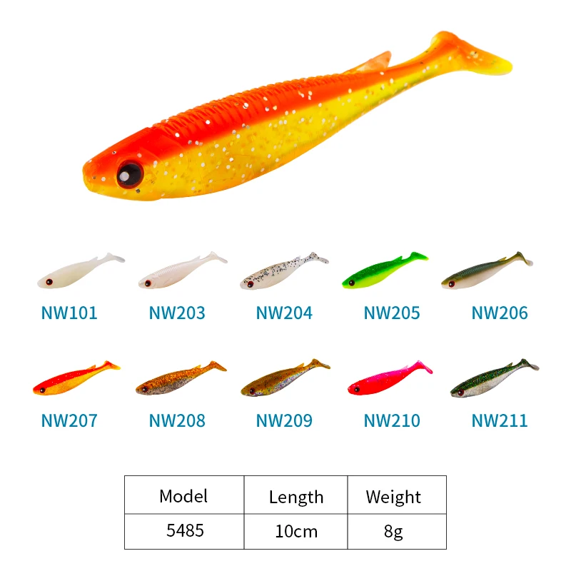 CHEERY 10 cm Soft Lure Luminous Fishing Bait Plastic for ABS Pencil Lure - view 6
