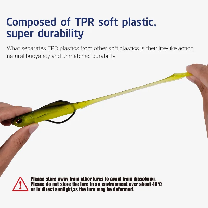 TPE Rubber, , Soft Sardine Silicone Fishing Bait ABS Pencil Lure - view 8