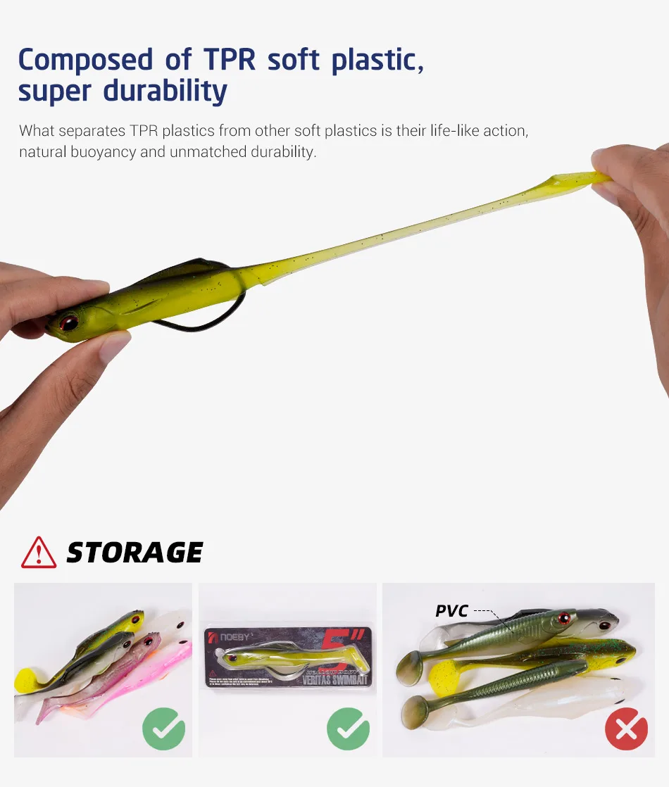 TPE Rubber, , Soft Sardine Silicone Fishing Bait ABS Pencil Lure - view 12