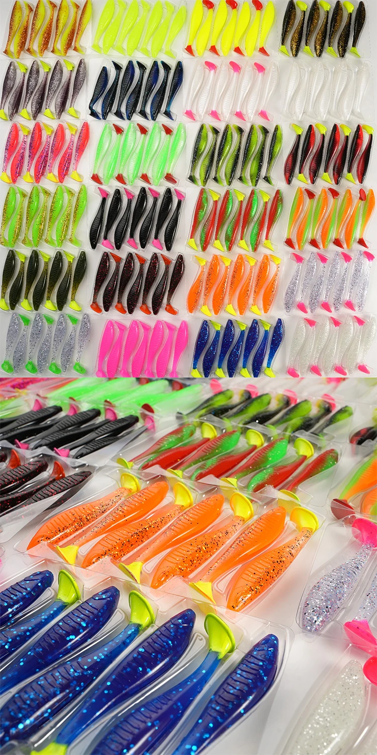 Cheery Wholesale Soft Lure 8cm/5g 7 / Paddle Tail Shrimp Fishing ABS Pencil Lure - view 6