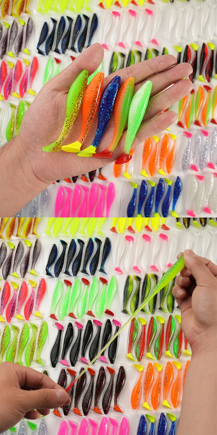 Cheery Wholesale Soft Lure 8cm/5g 7 / Paddle Tail Shrimp Fishing ABS Pencil Lure - view 7