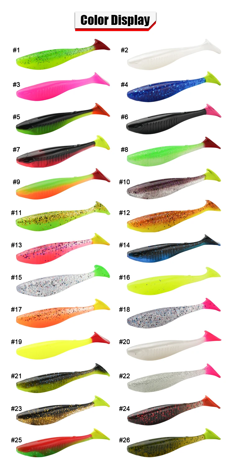 Cheery Wholesale Soft Lure 8cm/5g 7 / Paddle Tail Shrimp Fishing ABS Pencil Lure - view 13