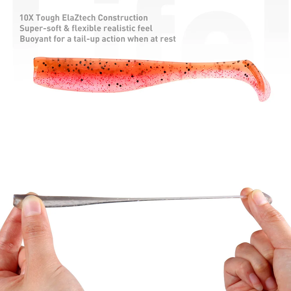 Cheery TPR 70mm 2.3g Soft Fishing Bait T Trout ABS Pencil Lure - view 12