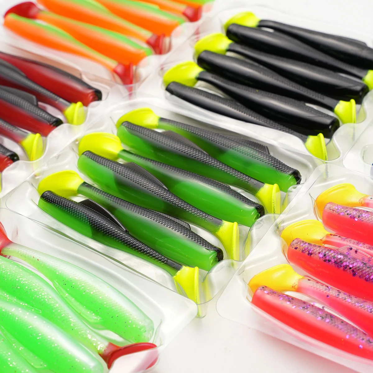 Cheery New 8.5cm 4.8g 6 / TPE Soft Fishing Bait Paddle Tail 15 ABS Pencil Lure - view 16