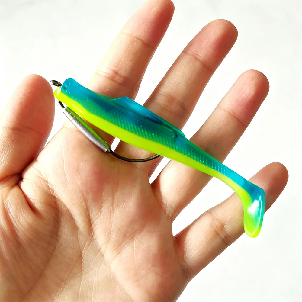 Cheery Cross Border TPR Soft Lure Paddle Tail Swimbait 4.8 g 8 cm ABS Pencil Lure - view 2