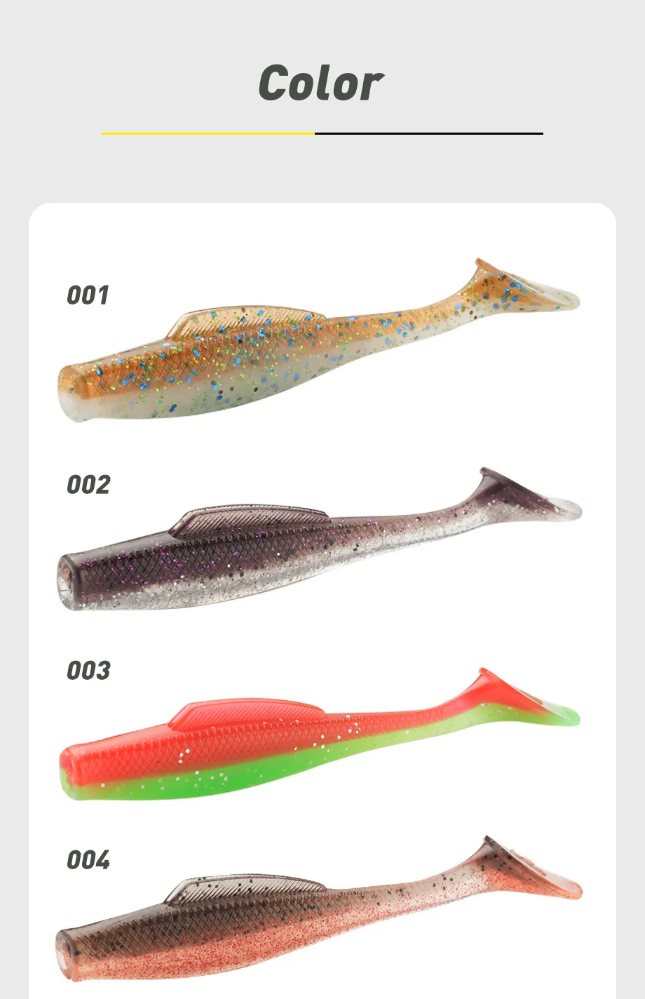 Cheery TPR 100 mm 6.5 g 5 / Fishing Bait Soft Worm T Lure Sea ABS Pencil Lure - view 8