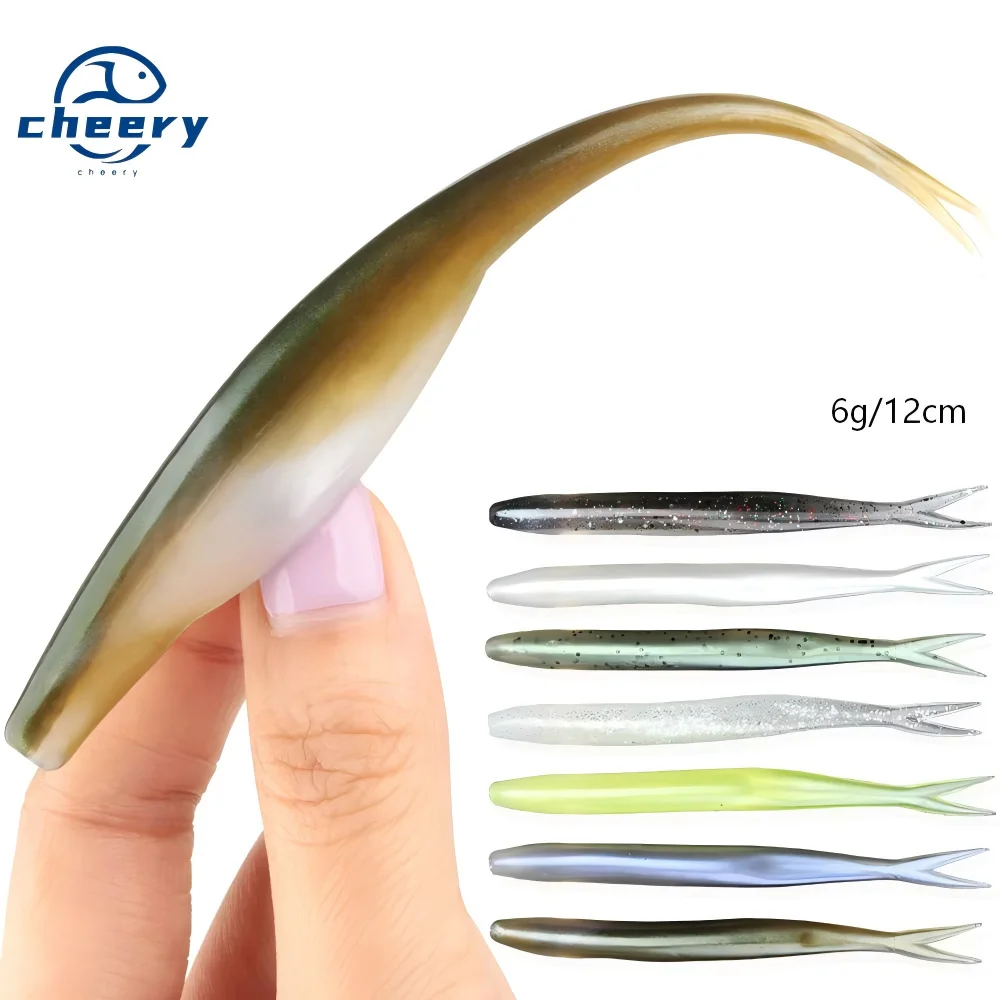 Cheery TPR Fishing Bait Soft Lure 10 Artificial Bass 、 、