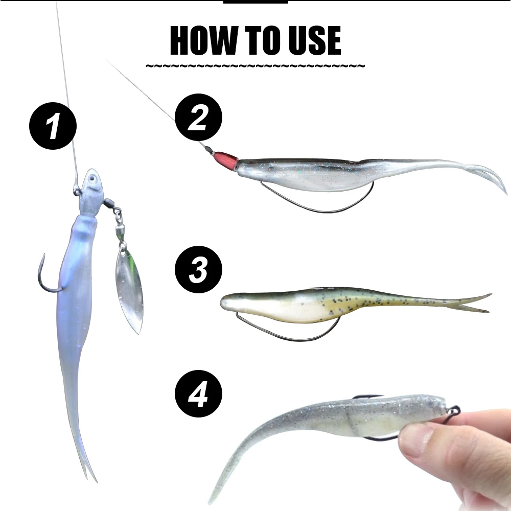 Cheery TPR Fishing Bait Soft Lure 10 Artificial Bass 、 、 ABS Pencil Lure - view 5