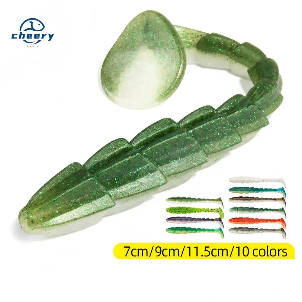 CHEERY Top Right S045 70mm 90mm 115mm Soft Fishing Bait Bass