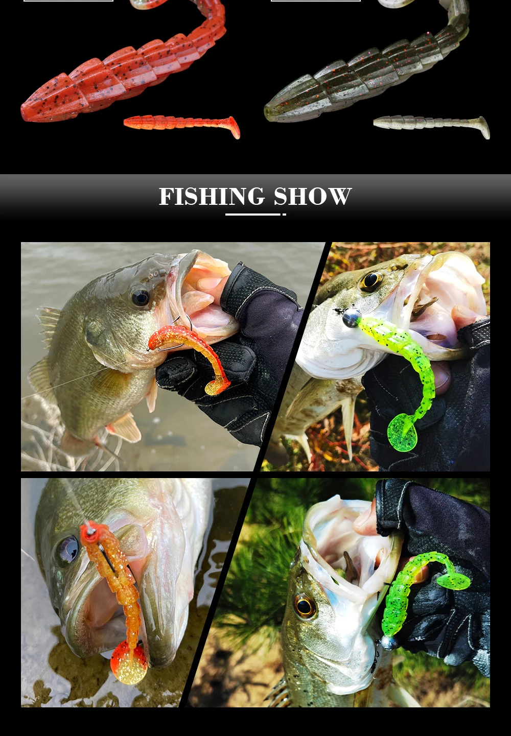 CHEERY Top Right S045 70mm 90mm 115mm Soft Fishing Bait Bass ABS Pencil Lure - view 13