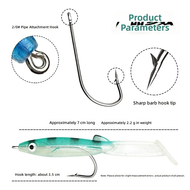 CHEERY Fishing Bait 7 cm 2.2 g Artificial Saltwater Freshwater ABS Pencil Lure - view 13