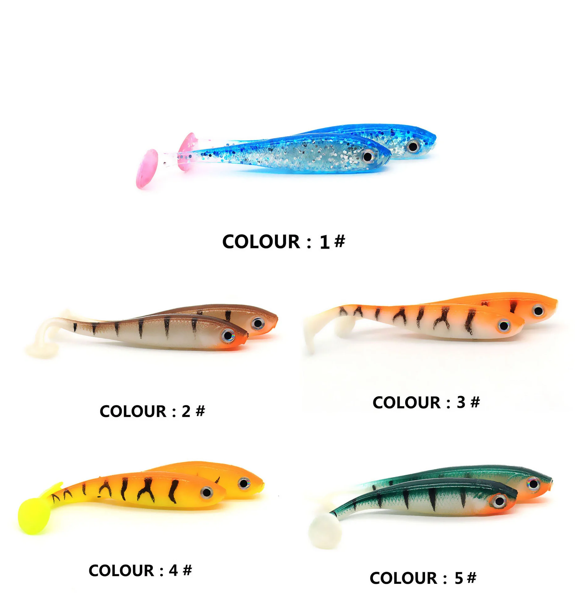 Cheery WT30 T Soft Swimbait 7cm/2.1g Plastic Lure Rubber ABS Pencil Lure - view 12