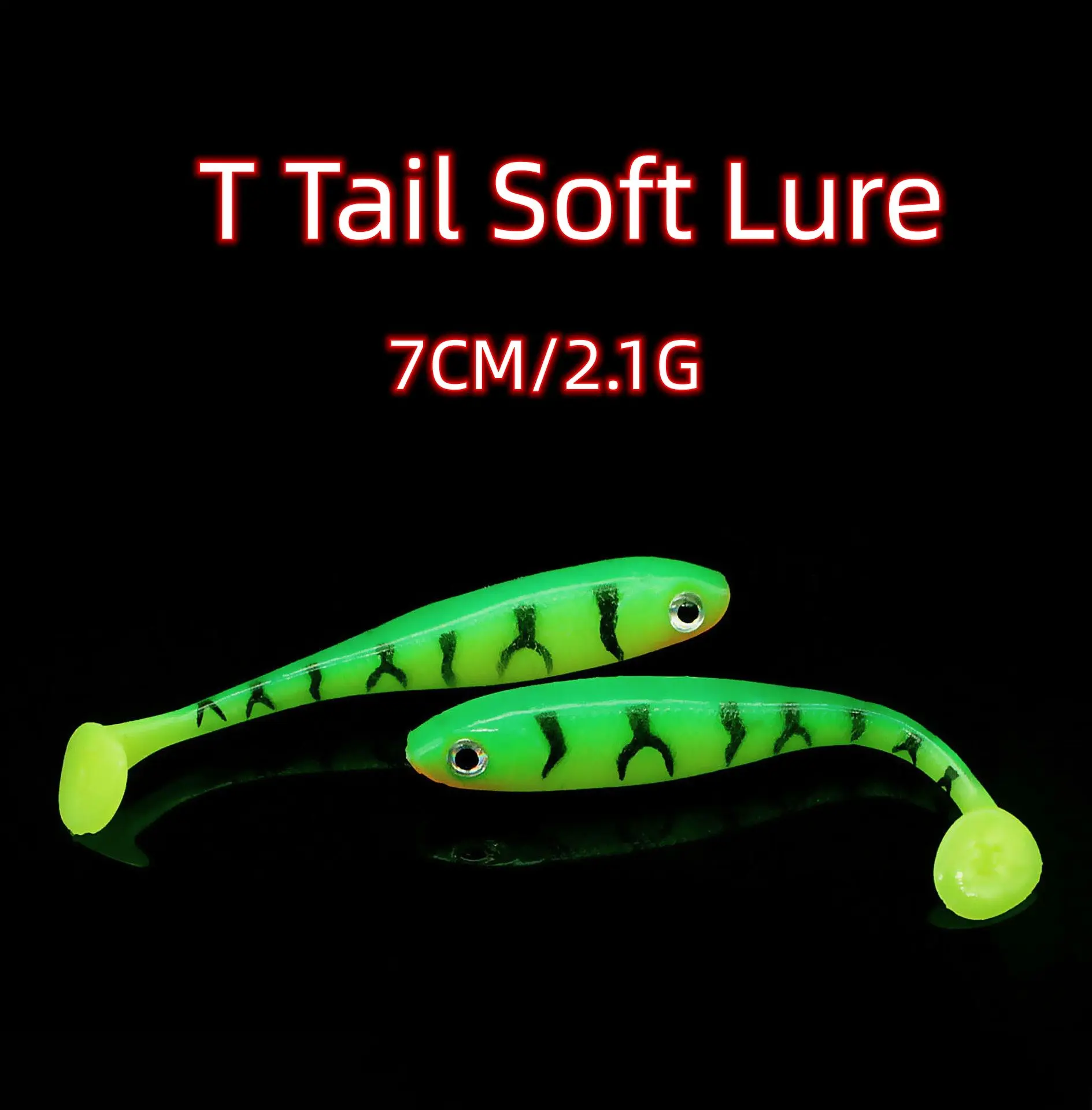 Cheery WT30 T Soft Swimbait 7cm/2.1g Plastic Lure Rubber ABS Pencil Lure - view 14