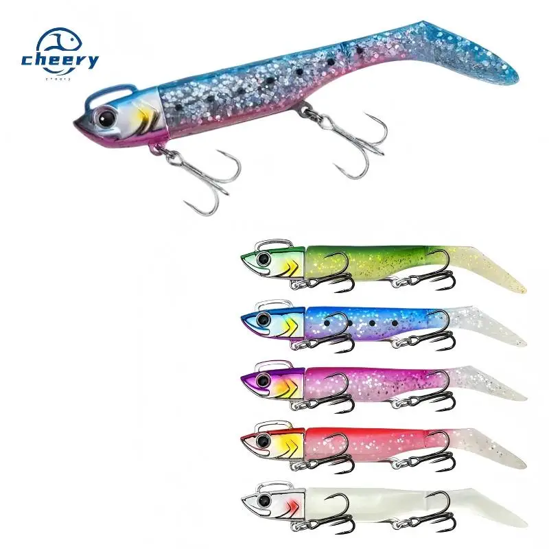 CHEERY Soft Lure 30g 37g 43g Paddle Tail Swimbait Saltwater Boat