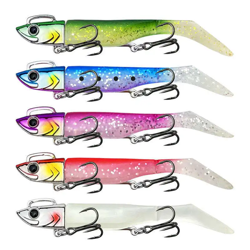 CHEERY Soft Lure 30g 37g 43g Paddle Tail Swimbait Saltwater Boat ABS Pencil Lure - view 9