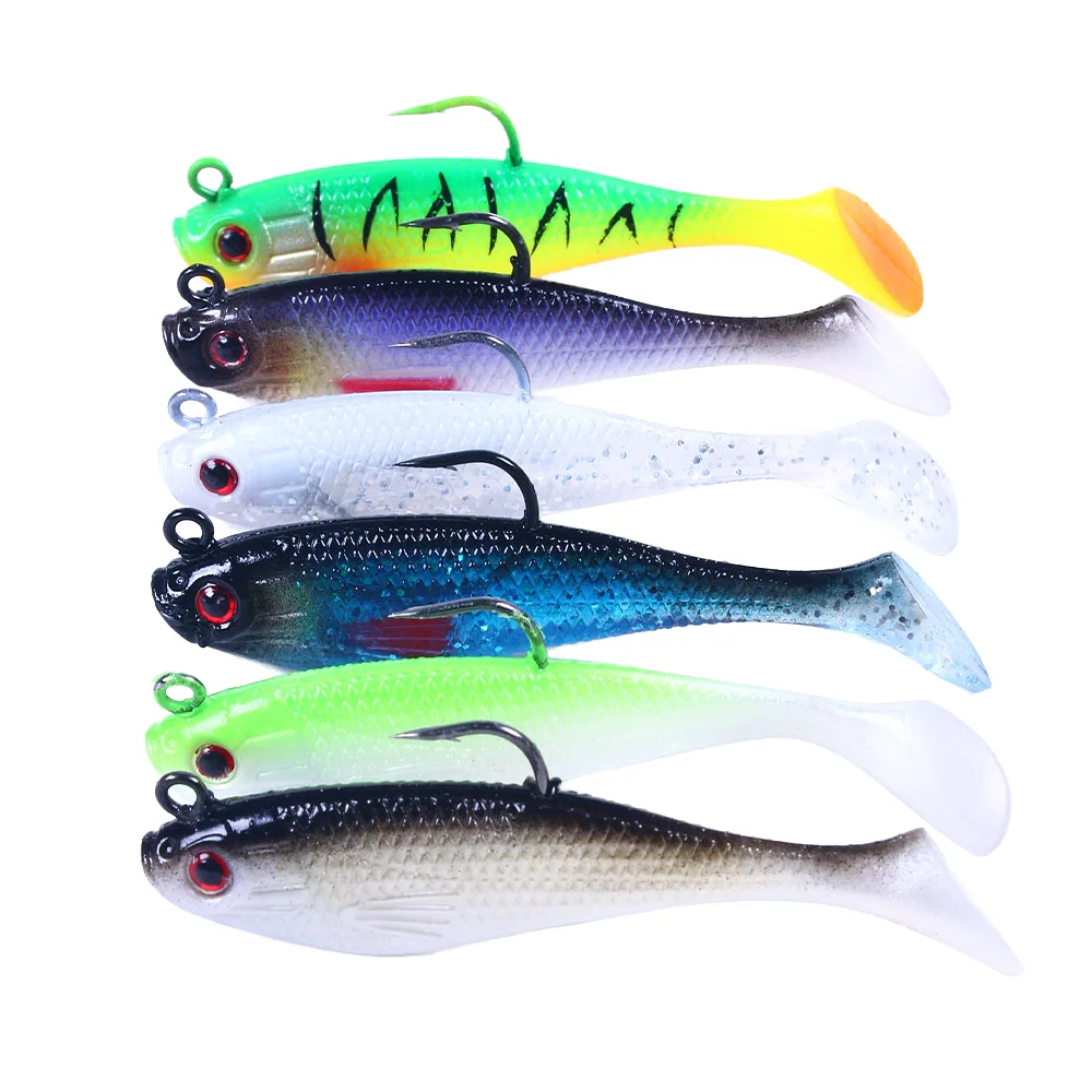 OEM Artificial Fishing Bait 8.5 cm 13 g T Lead Soft Plastic Carp