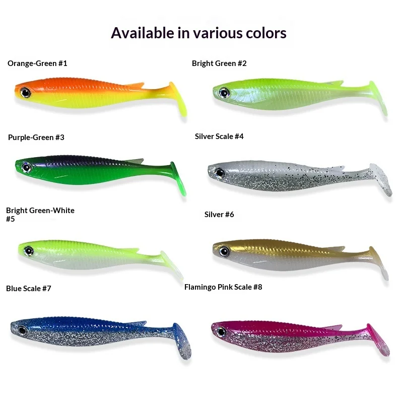 Stainless Steel Soft Plastic Lure Fishing Bait, for Bass ABS Pencil Lure - view 2