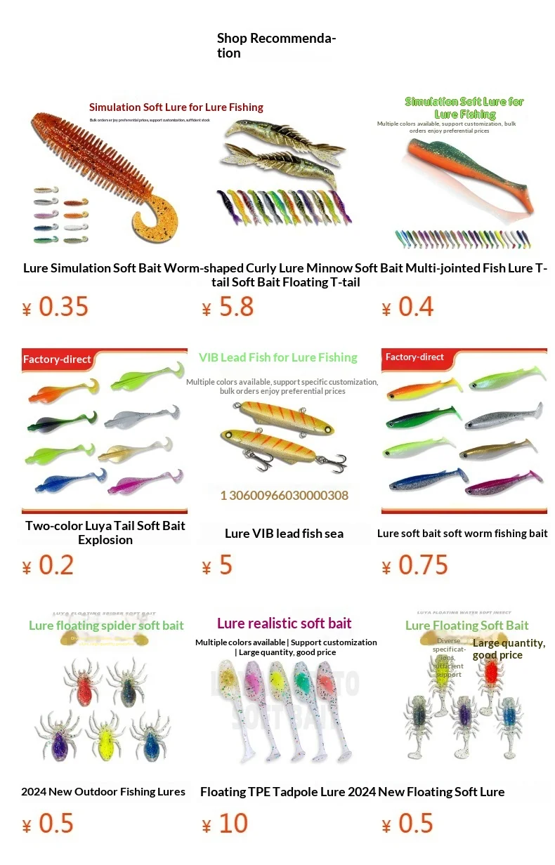 Stainless Steel Soft Plastic Lure Fishing Bait, for Bass ABS Pencil Lure - view 4